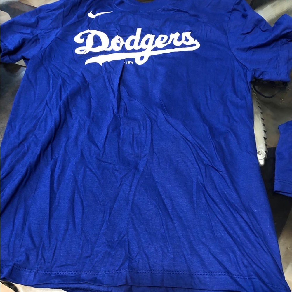 Nike Blue Dodgers Short Sleeve Tee